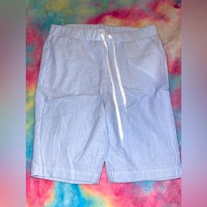 Cooper Bros seersucker shorts